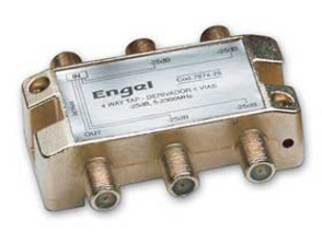 Add to cart Diverter 4 Output Connectors F 25 dB Engel Diverter 4 Output Connectors F 25 dB Engel