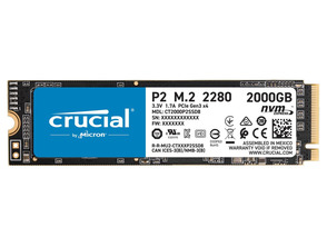 Add to cart Critical SSD Hard Disk 2TB P2 PCIE M. 2 2280SS Critical SSD Hard Disk 2TB P2 PCIE M. 2 2280SS