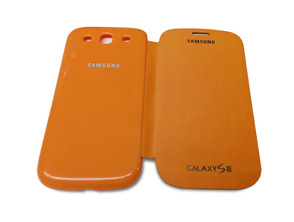 Flip Cover Case for Samsung Galaxy S3 Orange