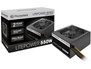 Add to cart Thermaltake Litepower Black ATX 550W Power Supply Thermaltake Litepower Black ATX 550W Power Supply