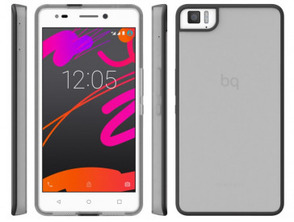 Funda Aquaris M5.5 Black Gummy