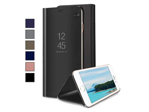 Book Type Mirror Case for iPhone 7/8 Black