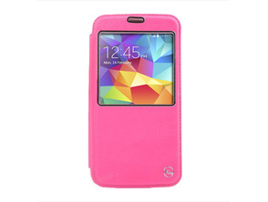Flip Cover Windowed Samsung Galaxy S5 G900 Pink