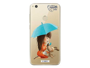 TPU Transparent Sombrilla Huawei P8 Lite 2017 Coquette
