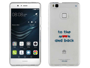 TPU Transparent Cover to the Moon and Back Huawei P9 Lite