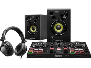 Add to cart Hercules DJ Learning Kit (Mesa + Speakers + Headphones) Hercules DJ Learning Kit (Mesa + Speakers + Headphones)