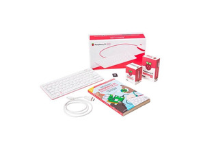White 400 Raspberry Pi Kit + Loader + Mouse