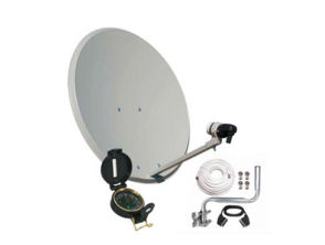 Add to cart Antena 80cm + LNB + Satellite Locator + Installation Kit Antena 80cm + LNB + Satellite Locator + Installation Kit