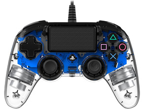 Command Nacon Compact Wired Illuminated Blue Official PS4