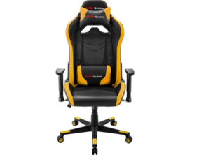 Mars gaming chair mgc3 black/amaril pro, 2cushions
