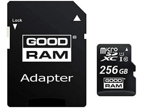 Add to cart MicroSD 256GB GoodRAM M1AA CL10 UHS Memory MicroSD 256GB GoodRAM M1AA CL10 UHS Memory