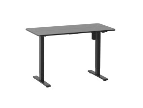 Table Gaming Electric Ergonomics Adjustable Height Black 120x60 - Equip