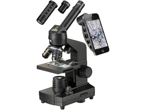 Bresser National Geographic 40x-1280x Microscope With Smartphone Support