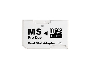 MicroSD to MS Pro Duo Dual Slot Adapter