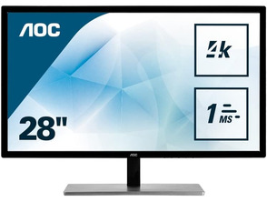 Add to cart AOC U2879VF 28 '' 4K Black/Silver Monitor AOC U2879VF 28 '' 4K Black/Silver Monitor