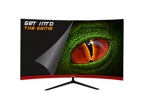 Monitor Gaming LED Keep Out XGM27C + 27 '' Curvo