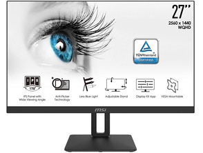 MSI PRO MP27Q1P 27 LED Monitor "