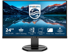 Philips 243B9 23.8 " Full HD Multimedia Black Monitor