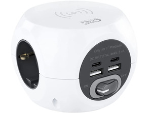 Add to cart Nanocable 3-socket Base/4 USB/Wireless Charging Nanocable 3-socket Base/4 USB/Wireless Charging
