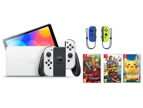 Add to cart Nintendo Switch OLED (Blanca) + 3 Games + Joy Con Set (Blue/Yellow) Nintendo Switch OLED (Blanca) + 3 Games + Joy Con Set (Blue/Yellow)