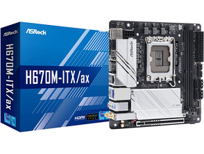 Asrock Base Plate 1700 H670M ITX/AX DDR4