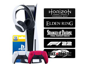 Add to cart Playstation 5 (1TB) + 2 Dualsense + 5 Games + Accessories Playstation 5 (1TB) + 2 Dualsense + 5 Games + Accessories