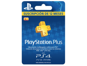 PLAYSTATION PLUS SUSCRIPTION OF 12 MONTHS (PS4 / PS3 / PS VITA)