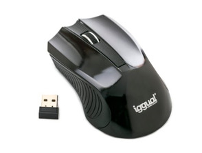 Wireless Mouse 1200 DPI Black iggual