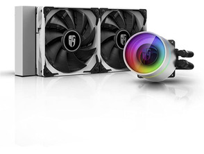 Add to cart DeepCool Castle 240EX White Intel/AMD Liquid Cooling DeepCool Castle 240EX White Intel/AMD Liquid Cooling