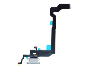 Audio Dock Connector Flex + Microphone - iPhone X Silver