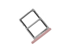 Dual SIM Card Tray for BQ Aquaris X5 Plus Pink