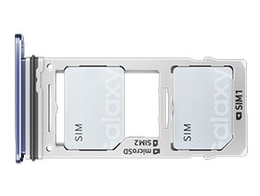 Add to cart DualSIM Card Tray - Samsung Galaxy S9 / S9 Plus Blue DualSIM Card Tray - Samsung Galaxy S9 / S9 Plus Blue