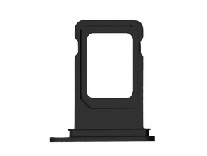 Single SIM Card Tray - iPhone XR Black