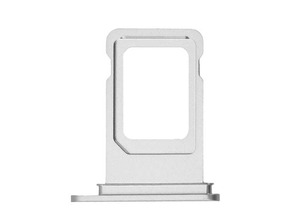 Single SIM Card Tray - iPhone XR Silver