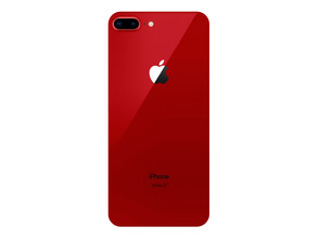 Back Cover with Adhesive (iPhone 8 Plus) Red