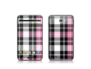 Skin Pink Plaid Samsung Galaxy Note