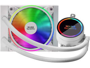 Add to cart Mars Gaming ML120 White Intel/AMD Liquid Cooling System Mars Gaming ML120 White Intel/AMD Liquid Cooling System