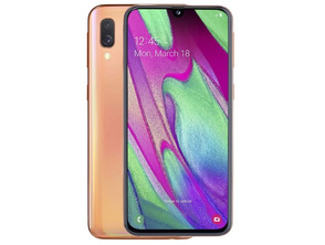 Add to cart Samsung Galaxy A40 4GB/664GB 5.9 '' Coral Samsung Galaxy A40 4GB/664GB 5.9 '' Coral