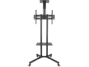 Floor support with Tooq FS1470M-B TV/Monitor 37 ''-70' ' wheels