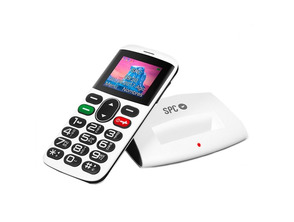 SPC Symphony Telephone Mobile BT FM + Dock Blanco