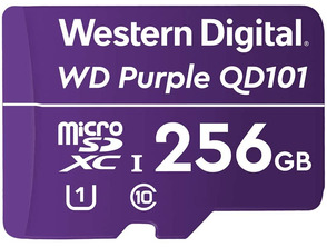 Add to cart MicroSD Western Digital purple QD101 256GB XC Class 10 memory card MicroSD Western Digital purple QD101 256GB XC Class 10 memory card