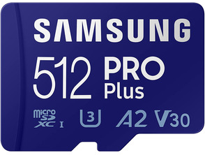 Add to cart Samsung Pro Plus 2021 512GB MicroSD XC Class 10 Memory Card Samsung Pro Plus 2021 512GB MicroSD XC Class 10 Memory Card