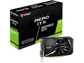 Add to cart MSI GTX 1650 D6 Aero ITX v1 4GB GDDR6 Graphics Card MSI GTX 1650 D6 Aero ITX v1 4GB GDDR6 Graphics Card