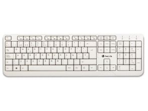 NGS Wired Spike White Keyboard