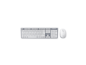 Keyboard + Mouse Approx APPKBWELEGANT Wireless USB Grey/White