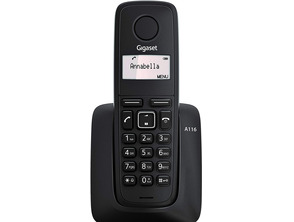 Add to cart Digital DECT Digital Gigaset A116 Black Phone Digital DECT Digital Gigaset A116 Black Phone