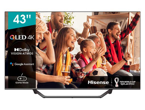 Add to cart Television Hisense 43A7GQ QLED 43 '' Smart TV 4K UHD Television Hisense 43A7GQ QLED 43 '' Smart TV 4K UHD