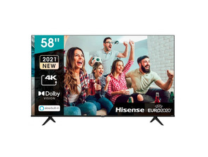 Add to cart Television Hisense 58A6G LED 58 '' Smart TV 4K UHD Television Hisense 58A6G LED 58 '' Smart TV 4K UHD