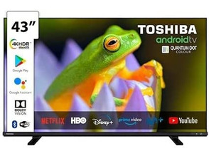 Add to cart TV QLED 43 '' Toshiba 43QA4C63DG Smart TV/4K UHD TV QLED 43 '' Toshiba 43QA4C63DG Smart TV/4K UHD