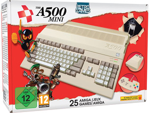 Add to cart The A500 Mini (25 Amiga games included) The A500 Mini (25 Amiga games included)